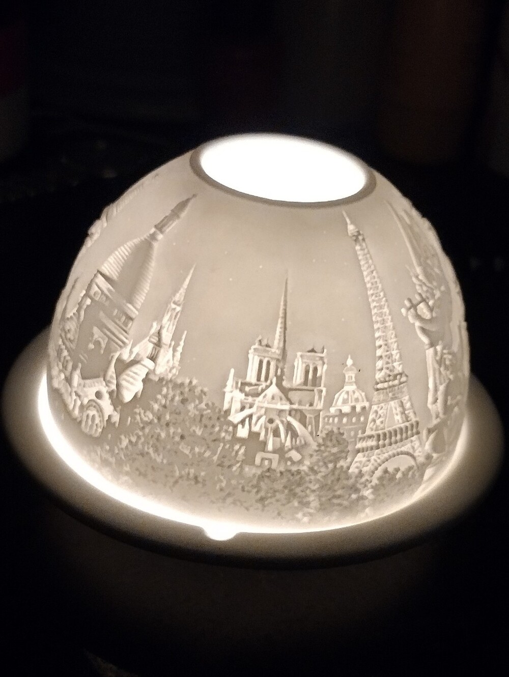 Bernardaud Limoges Porcelain Paris Luminary Fairy Lamp